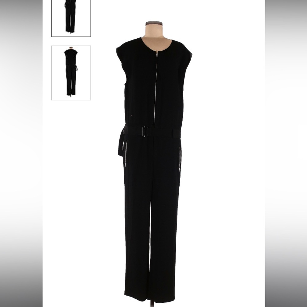 Rag & Bone belted black jumpsuit size 4